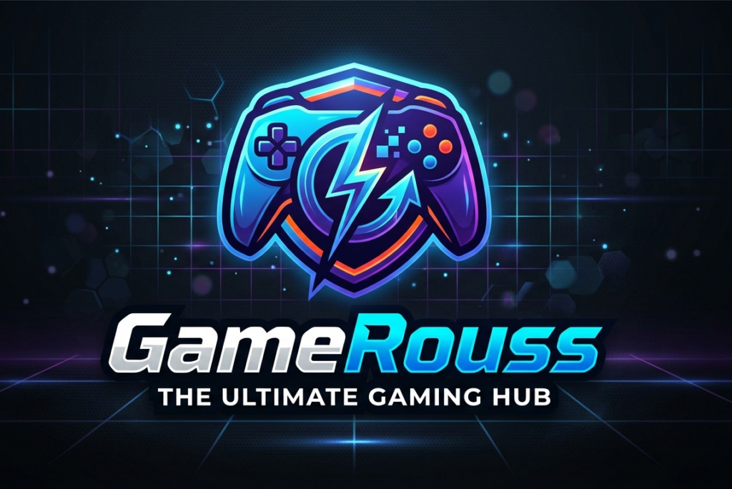 Λογότυπο της εταιρείας πωλησεις videogames GameRouss